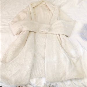 Anthropology Plush Cardigan with Pockets